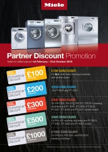 Miele promotions with discounts on Miele Professional appliances